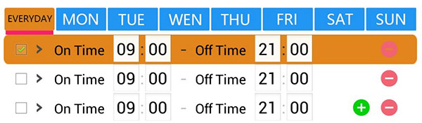 Power Timer function
